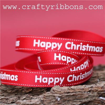 Advent Tree Ribbon - Happy Christmas